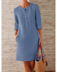 Helvano | Vintage Tunika-Kleid für Damen