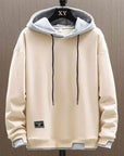 Helvano | Herren Hoodie in Lagenoptik mit Kapuze