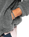 Helvano | Herren Fleecejacke mit Kapuze