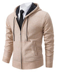 Helvano | Fleece-Strickjacke mit Reissverschluss für Herren