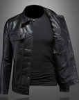 Helvano | Herren Bikerjacke aus Kunstleder