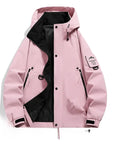 Helvano | Damen Windbreaker mit Kapuze und Stehkragen