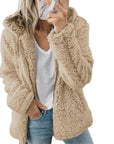 Helvano | Lange Teddy-Fleecejacke für Damen