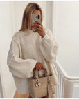 Helvano | Flauschiger Oversize Strickpullover für Damen