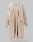 Helvano | Lange Strickjacke für Damen