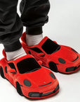 Helvano | Damen Hausschuhe mit Auto-Design & rutschfester Sohle