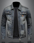 Helvano | Zip-Jeansjacke für Herren