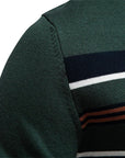 Helvano | Gestreifter Baumwollpullover für Herren