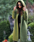 Helvano | Strickjacke mit Kapuze für Damen