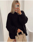 Helvano | Flauschiger Oversize Strickpullover für Damen