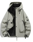 Helvano | Damen Windbreaker mit Kapuze und Stehkragen
