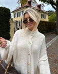 Helvano | Oversized Woll-Cardigan für Damen