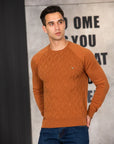 Helvano | Kariertes Herren-Pullover in Marineblau
