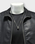 Helvano | Lederjacke mit Stehkragen für Herren