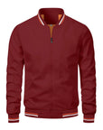 Helvano | Herren Jacke mit Reissverschluss und Kontrast