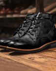 Helvano | Retro Herren-Stiefel mit runder Kappe