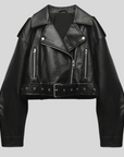 Helvano | Lederjacke für Damen in Schwarz