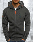 Helvano | Herren-Kapuzenjacke mit Teddyfutter