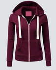 Helvano | Woll-Sweatshirt mit Kordelzug für Damen