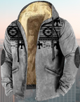 Helvano | Herren Kapuzenjacke mit Print