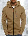 Helvano | Herren-Kapuzenjacke mit Teddyfutter