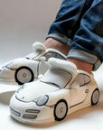 Helvano | Damen Hausschuhe mit Auto-Design & rutschfester Sohle