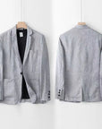 Helvano | Herren Leinen-Set mit Hemd und Hose