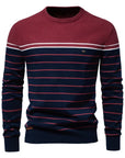 Helvano | Gestreifter Strickpullover für Herren