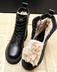 Helvano | Winterstiefel aus Leder für Damen in Schwarz