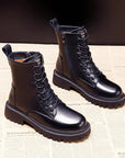 Helvano | Winterstiefel aus Leder für Damen in Schwarz