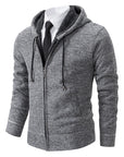 Helvano | Fleece-Strickjacke mit Reissverschluss für Herren
