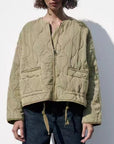 Helvano | Oversized Gesteppte Damenjacke in Schwarz