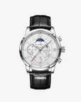 Helvano | Klassische Herrenuhr mit Lederarmband