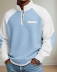 Helvano | Strickpullover mit Half-Zip für Herren