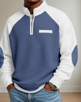 Helvano | Strickpullover mit Half-Zip für Herren
