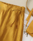 Helvano | Weite Leinenhose für Damen