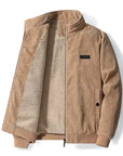 Helvano | Cordhemdjacke mit Fleecefutter für Herren