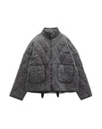 Helvano | Oversized Gesteppte Damenjacke in Schwarz