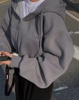 Helvano | Sweatjacke mit Reissverschluss für Damen