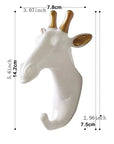 Helvano | Tier-Wandhaken aus Resin für Deko & Ordnung