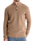 Helvano | Herren-Strickpullover mit Knopfdetail
