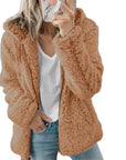 Helvano | Lange Teddy-Fleecejacke für Damen
