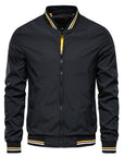 Helvano | Herren Jacke mit Reissverschluss und Kontrast