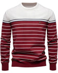 Helvano | Gestreifter Strickpullover für Herren