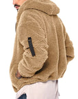 Helvano | Herren Fleecejacke mit Kapuze