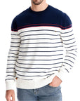 Helvano | Gestreifter Strickpullover für Herren