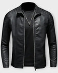 Helvano | Lederjacke mit Stehkragen für Herren