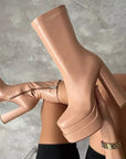 Helvano | Flache Stiefeletten für Damen