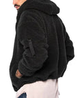 Helvano | Herren Fleecejacke mit Kapuze