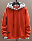 Helvano | Herren Hoodie in Lagenoptik mit Kapuze